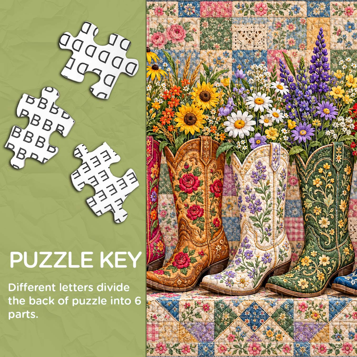 Western Garden Jigsaw Puzzle 1000 Piece