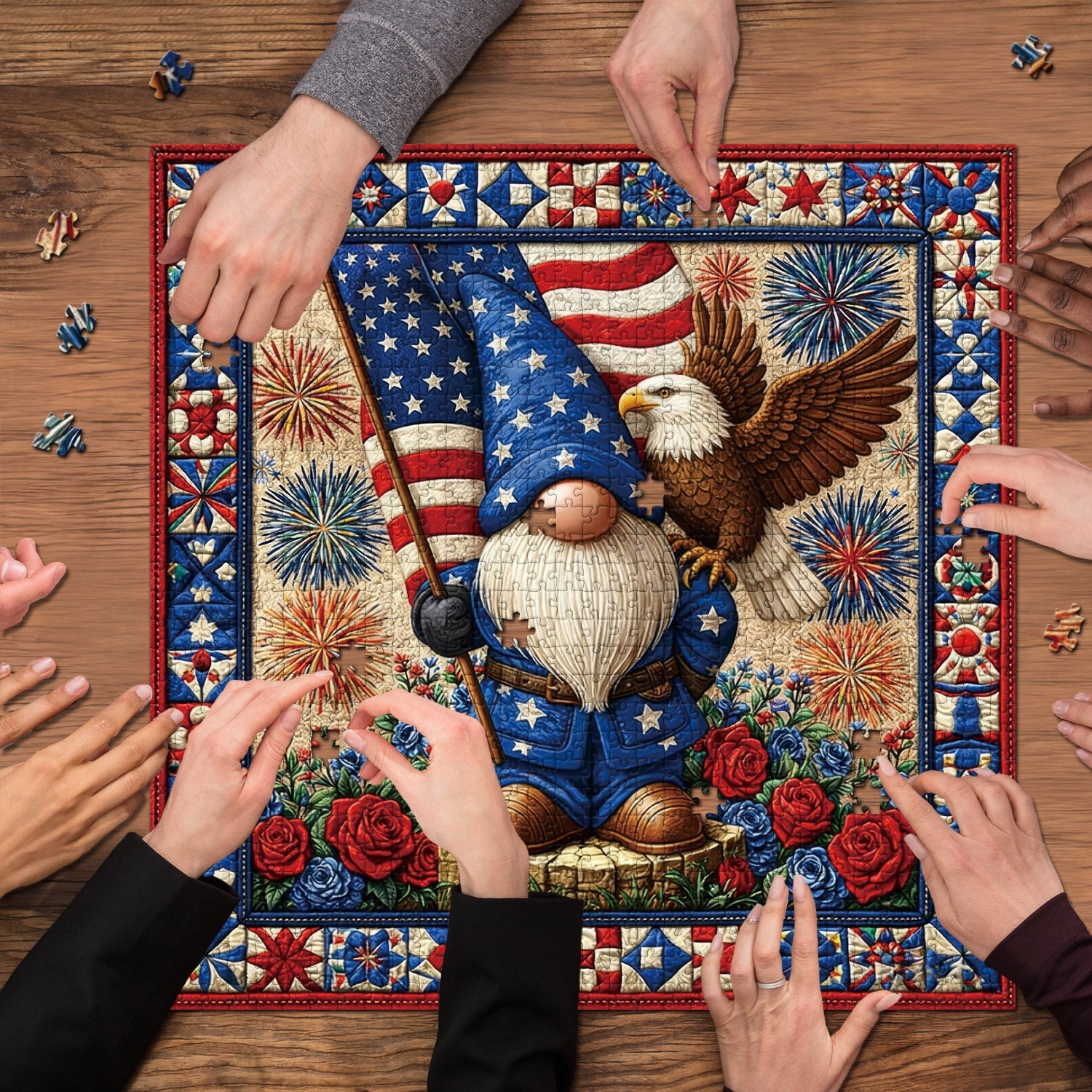 Puzzle 1000 pièces Star Spangled