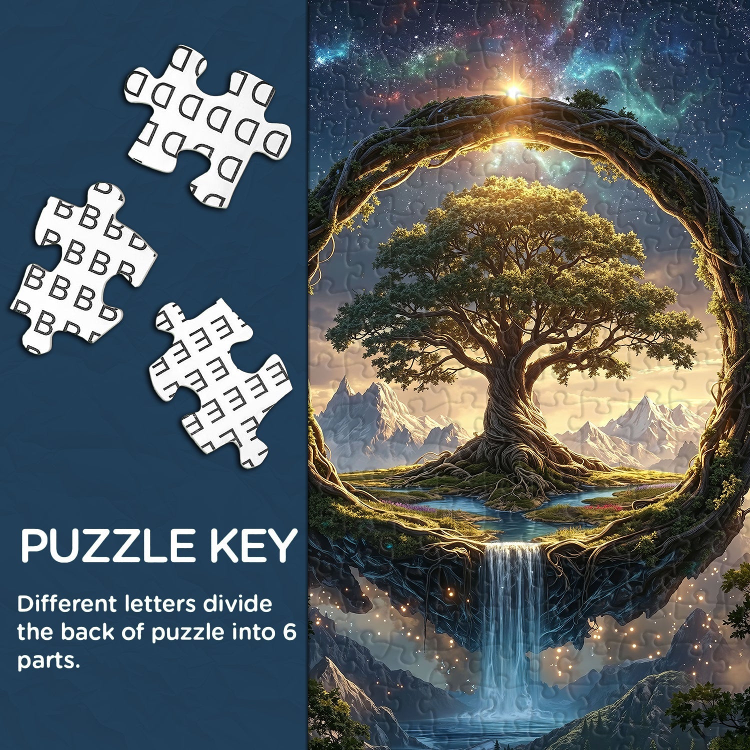 Sky World Tree Jigsaw Puzzle 1000 Piece