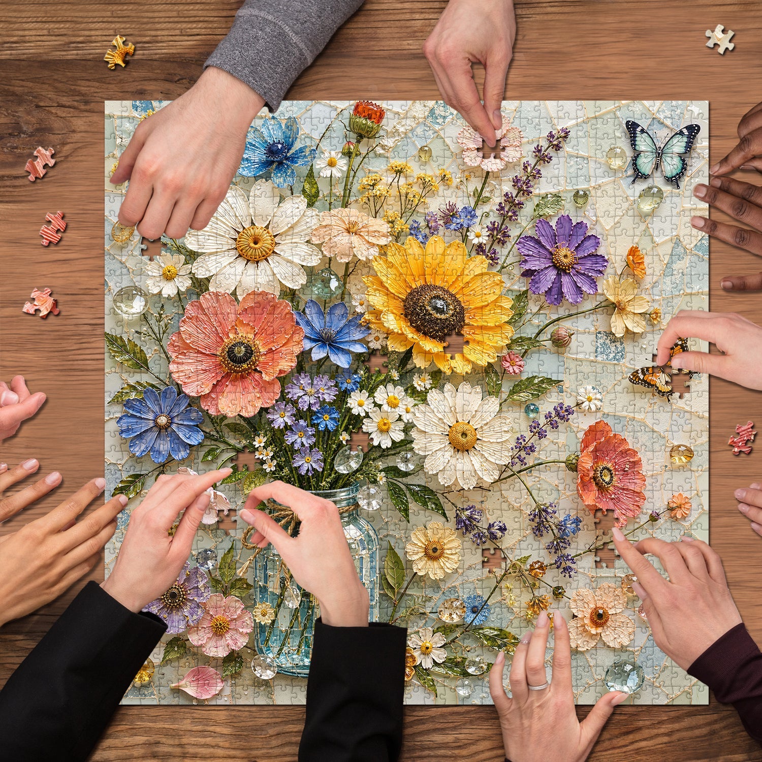 Meadow Jar Jigsaw Puzzle 1000 Piece