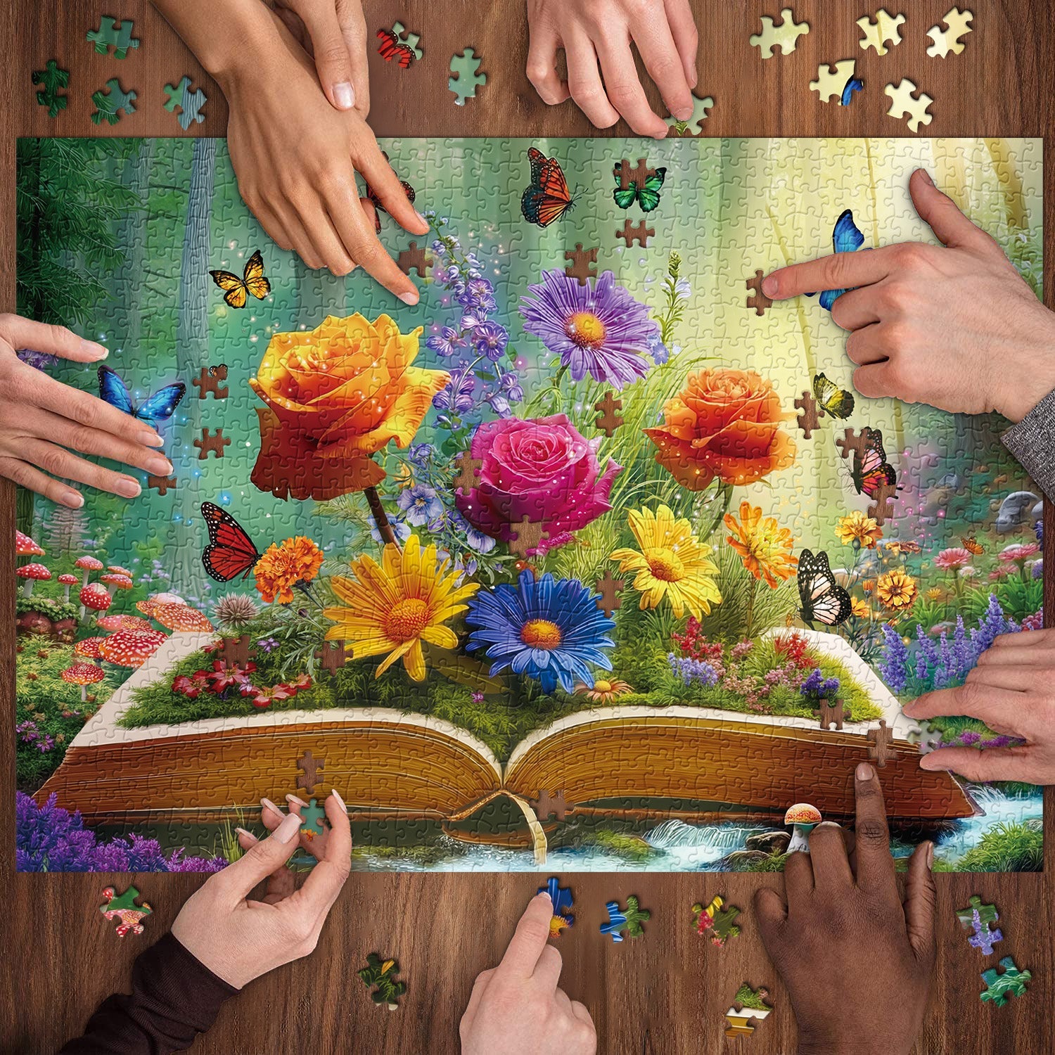 Fantasy Book Jigsaw Puzzle 1000 Pieces