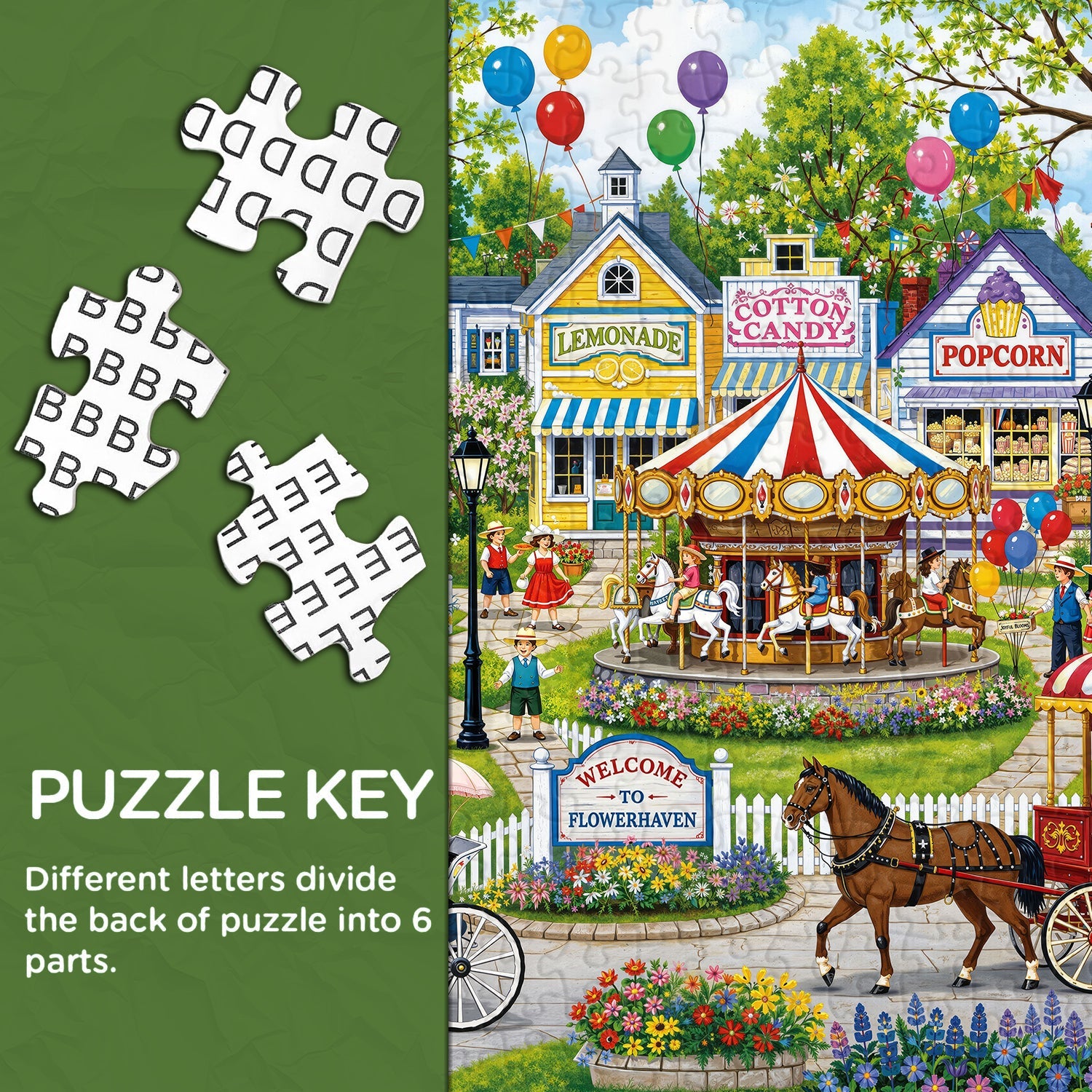 Vibrant Fair Jigsaw Puzzle 1000 Piece