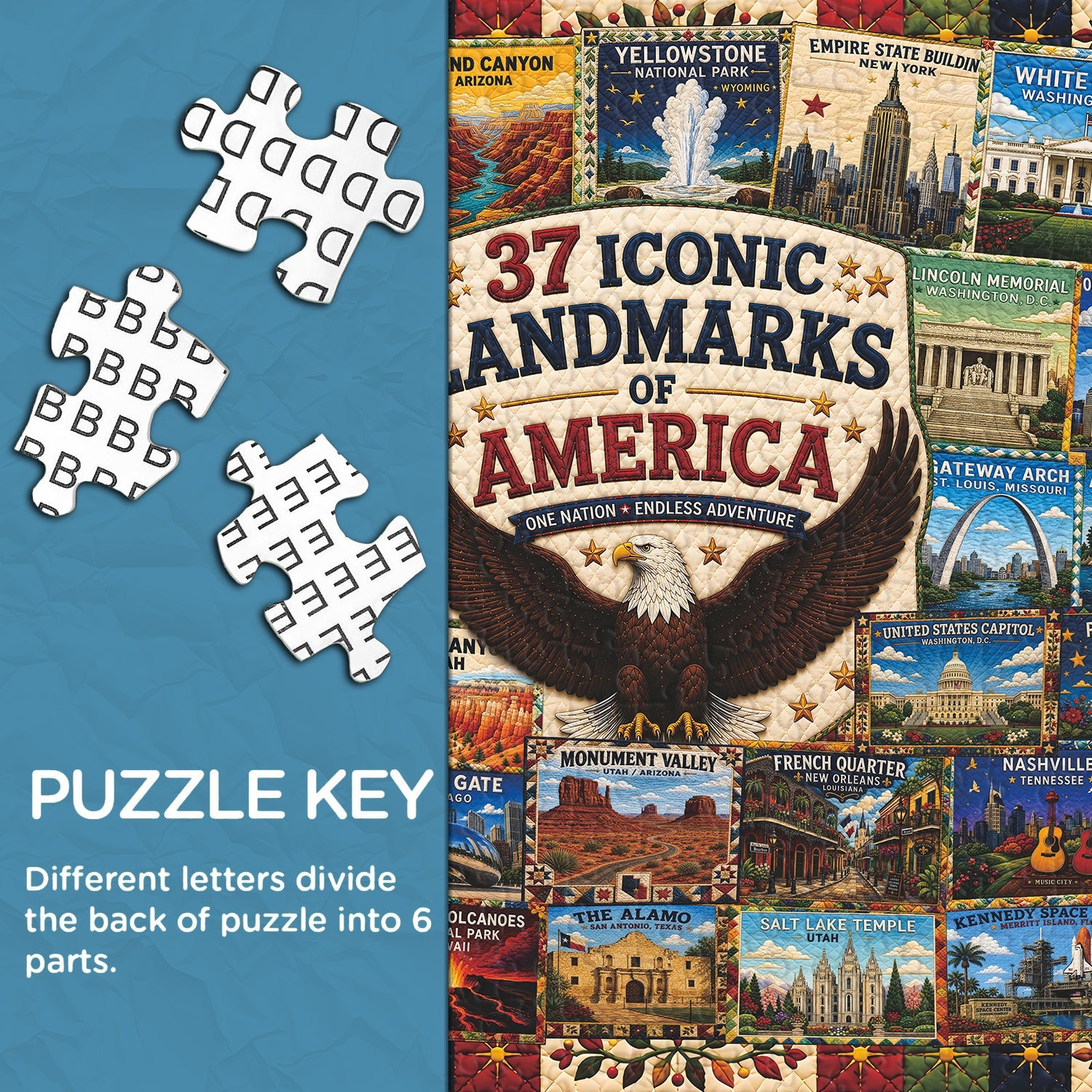 Iconic Sights Jigsaw Puzzle 1000 Piece