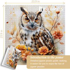 Puzzle en bois esprit de la forêt 1000 pièces