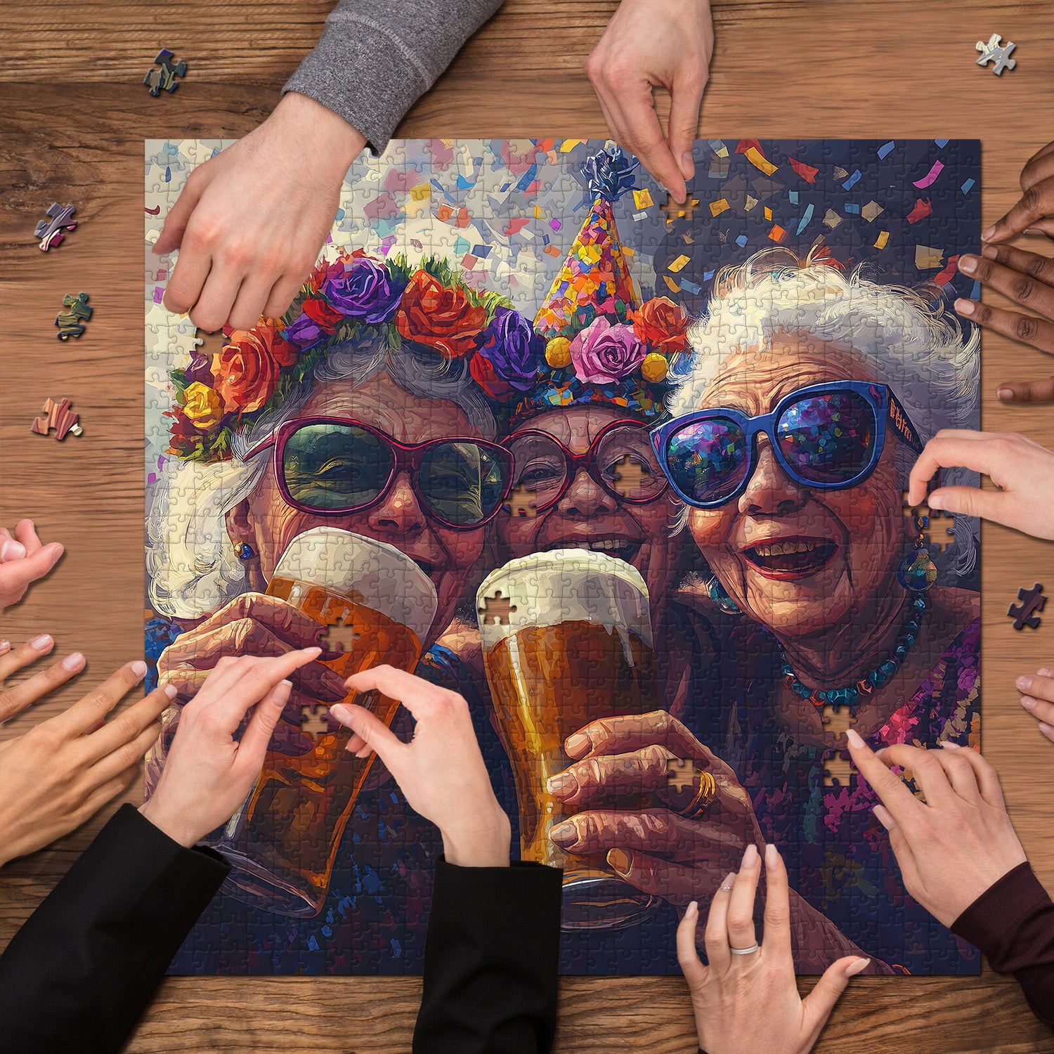 Cheers to Life Jigsaw Puzzle 1000 Pieces