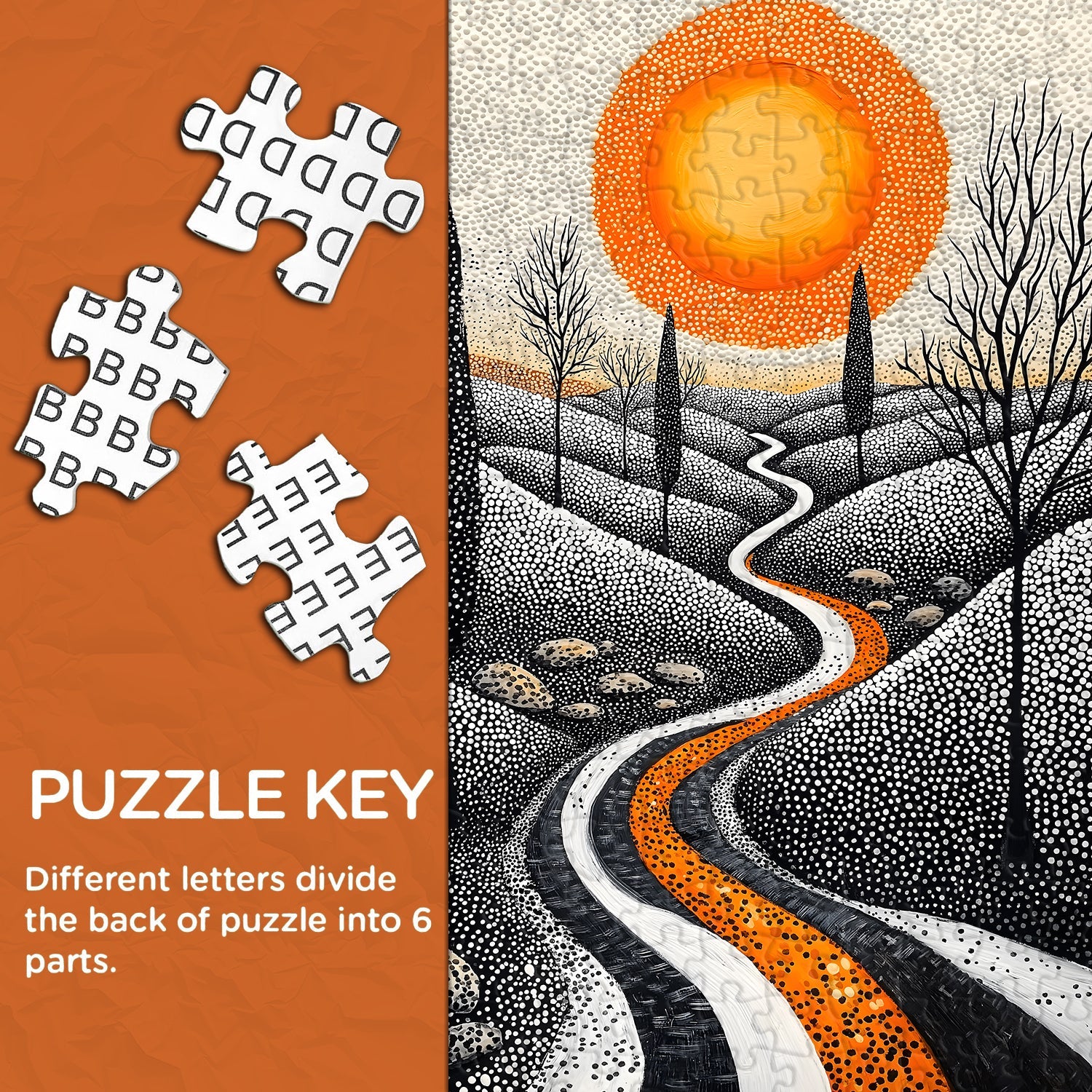 Sun Path Jigsaw Puzzle 1000 Pieces