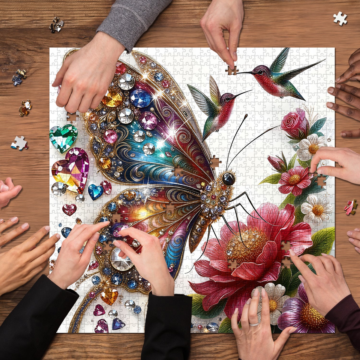 Jewelwing Symphony Jigsaw Puzzle 1000 Pieces