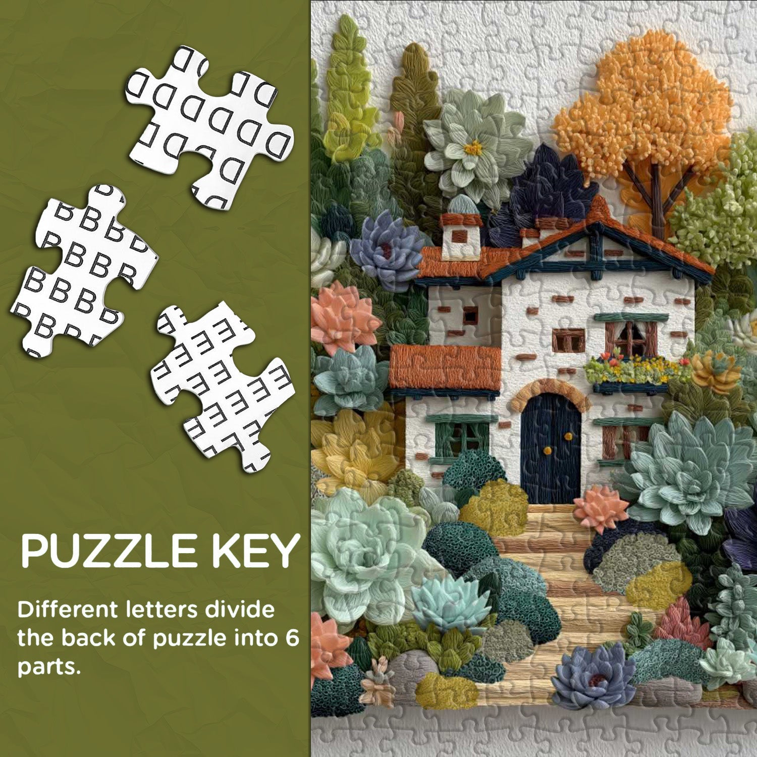 Succulent Home Jigsaw Puzzle 1000 Pieces