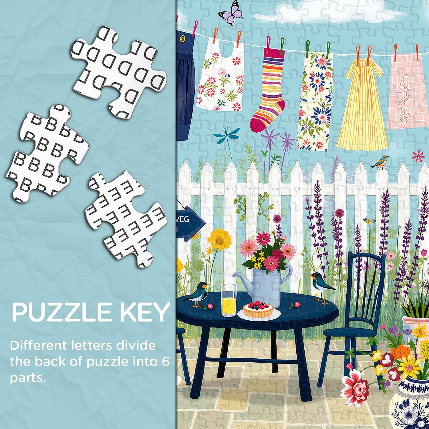 Spring Yard Jigsaw Puzzle 1000 Pieces