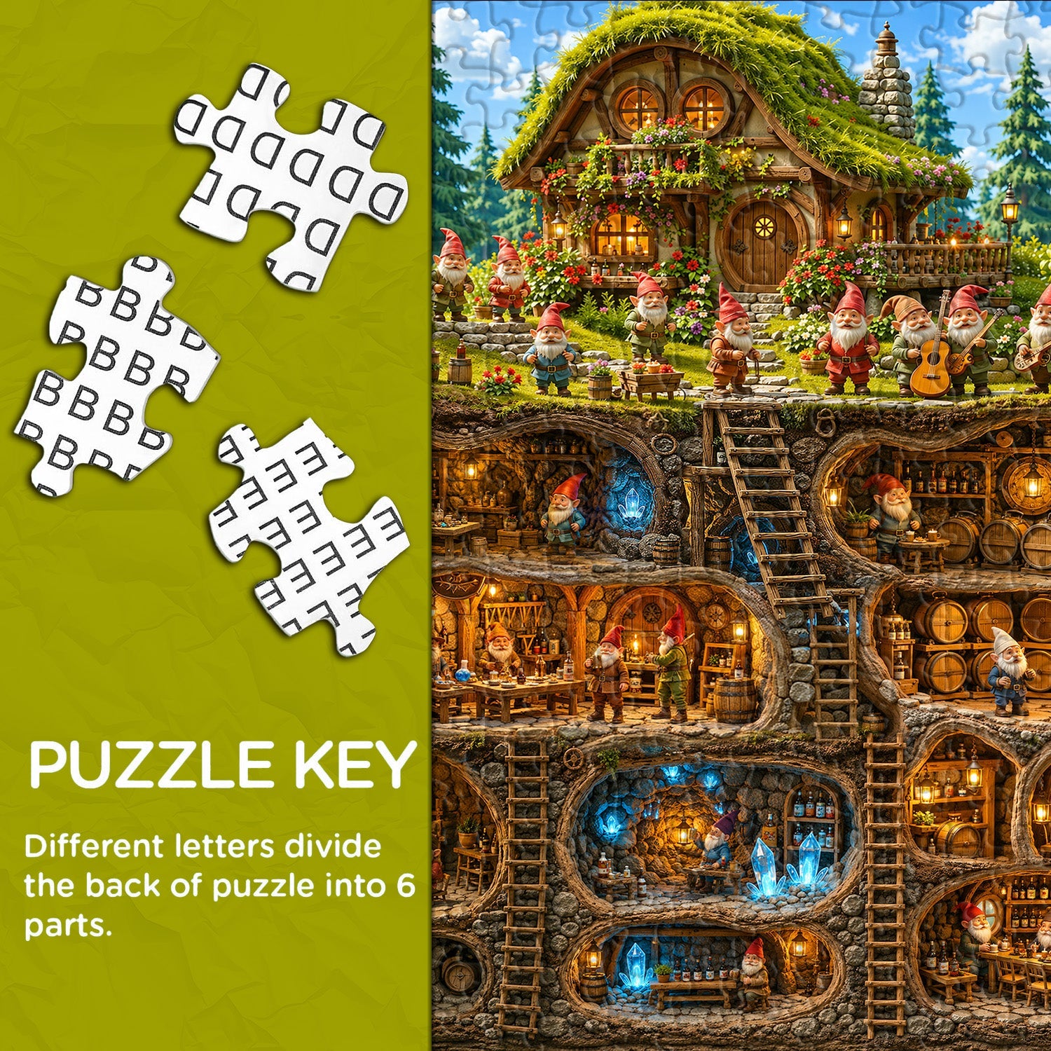 Cave Dwelling Jigsaw  Puzzle 1000 Piece
