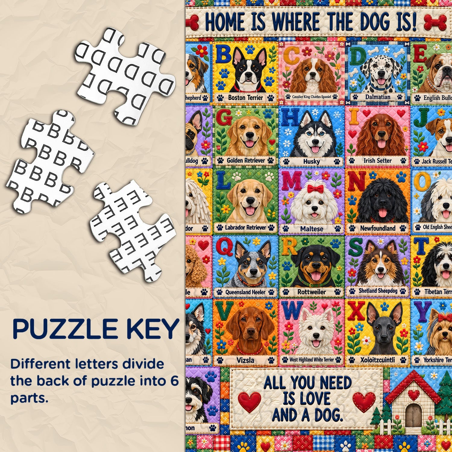 Paws of Love Jigsaw Puzzle 1000 Pieces