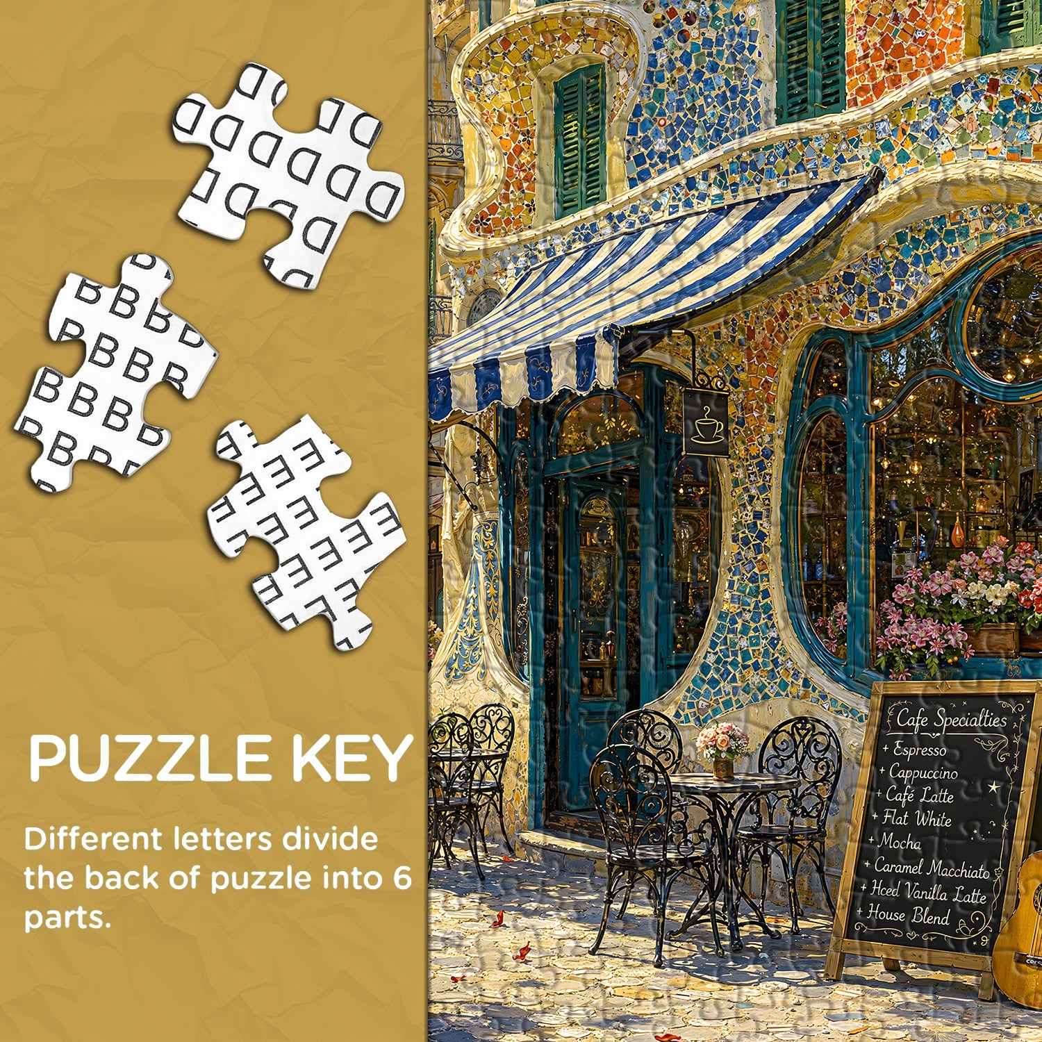 Porcelain Cafe ＆ Dancers Jigsaw Puzzle 1000 Pieces
