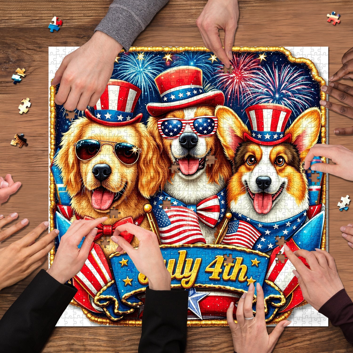 Puzzle de 1000 pièces pour fête du Jour de l’Indépendance