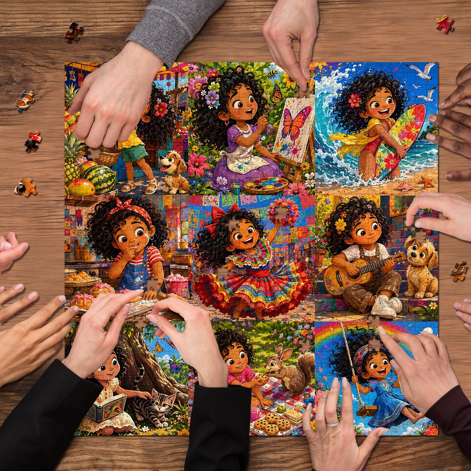 Colorful Childhood Jigsaw Puzzle 1000 Piece