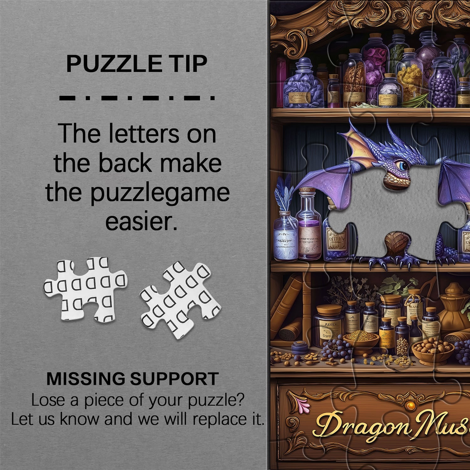 Dragon’s Shelf Jigsaw Puzzle 1000 Pieces