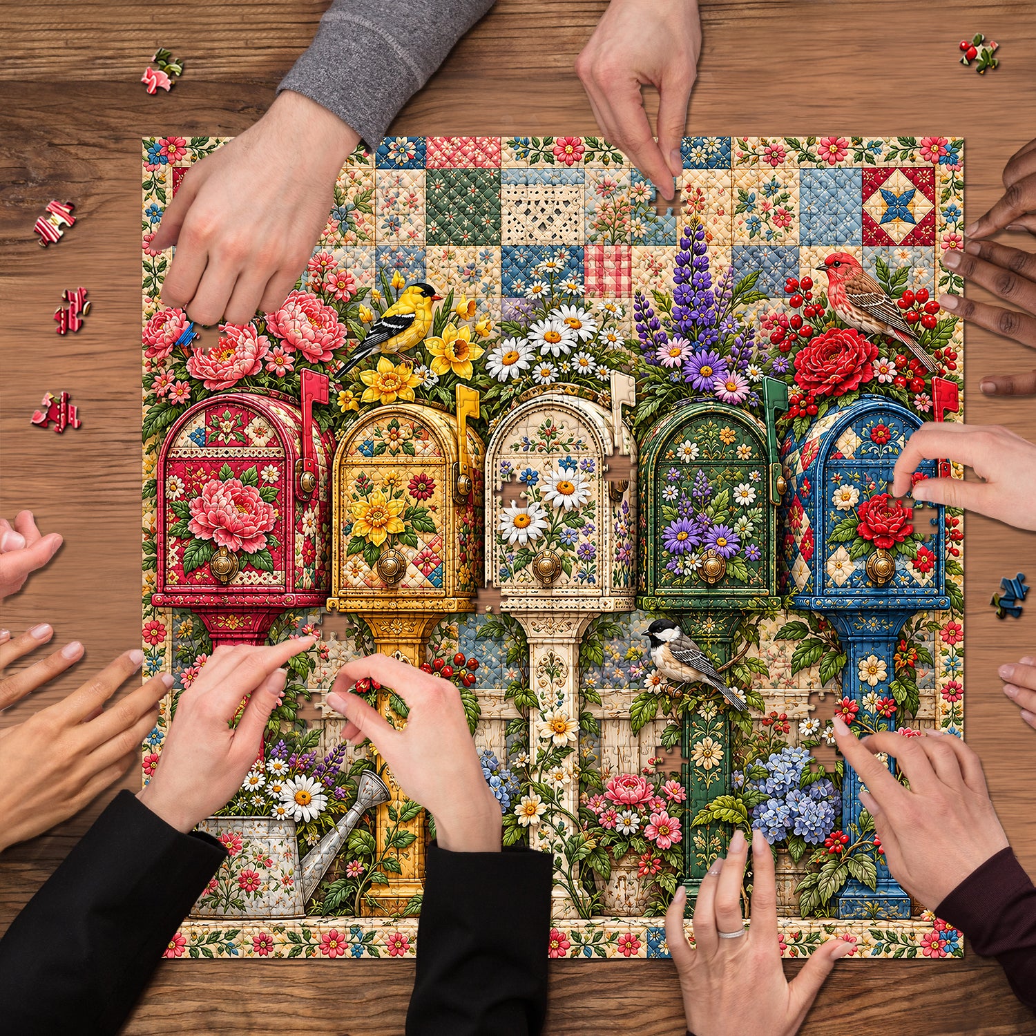 Letters from the Flower Garden Jigsaw Puzzle 1000 Piece