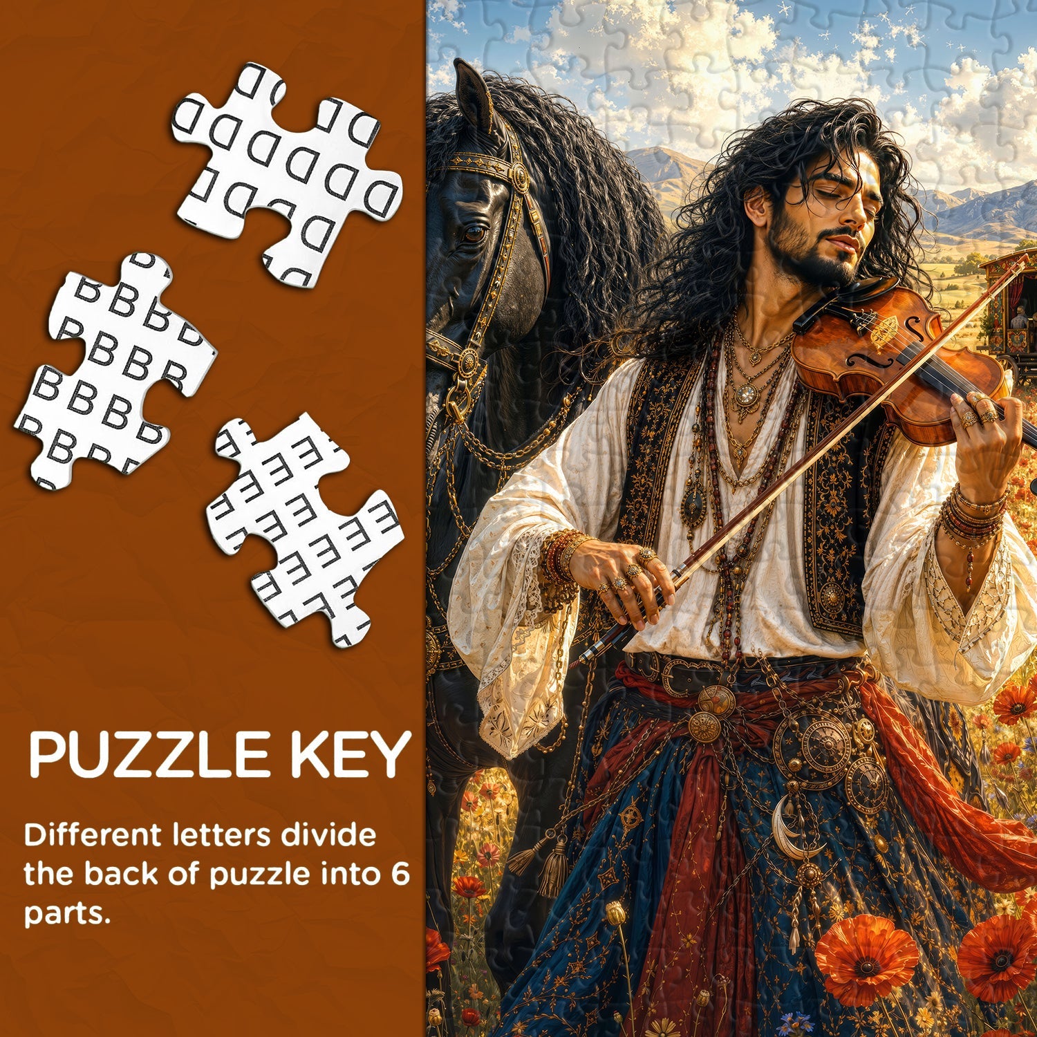 Nomad Fiddler Jigsaw Puzzle 1000 Piece
