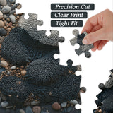 Rock Art Panda Jigsaw Puzzles 1000 Pieces