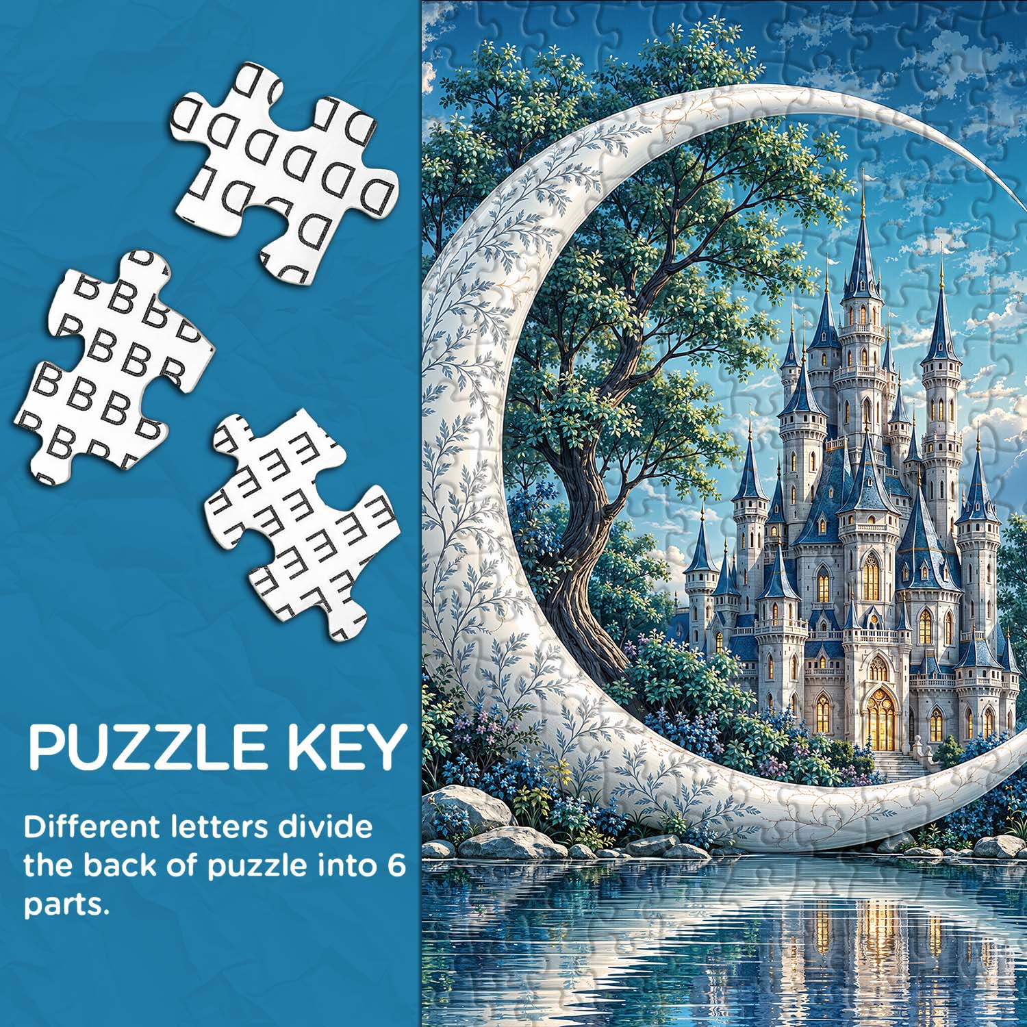 Crescent Castle Jigsaw Puzzle 1000 Piece
