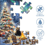 Christmas Animal Party Jigsaw Puzzle 1000 Pieces