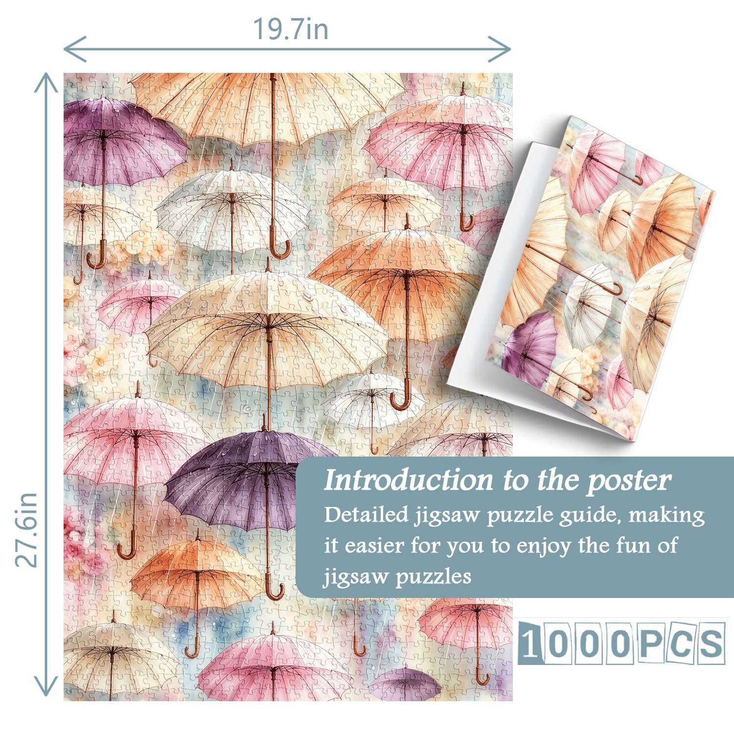 Rainy Pastels Jigsaw Puzzle 1000 Piece