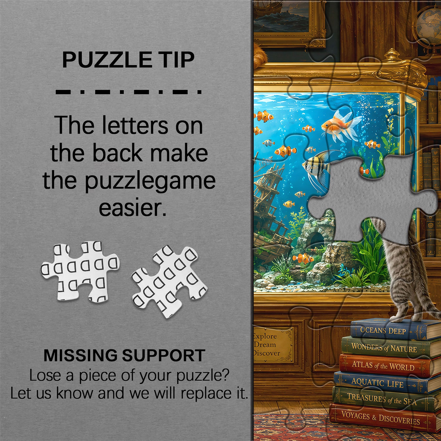 Ocean Tales Library Jigsaw Puzzle 1000 Piece