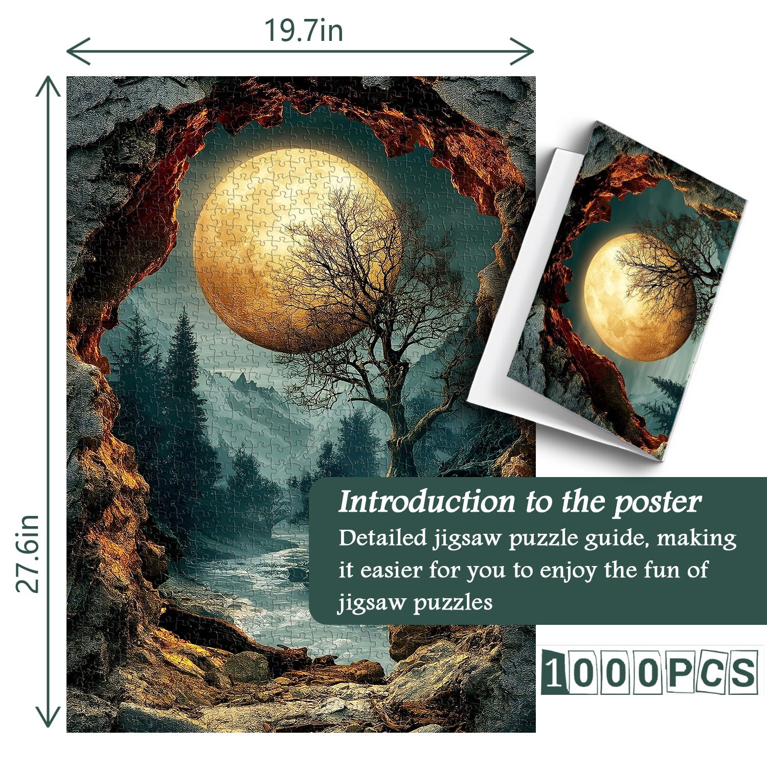 Moonlit Path Jigsaw Puzzle 1000 Pieces