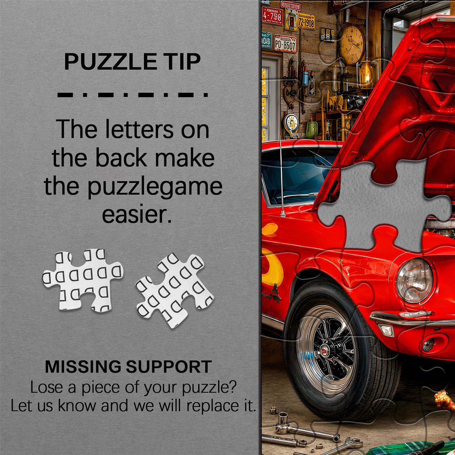 Retro Garage Jigsaw Puzzle 1000 Piece