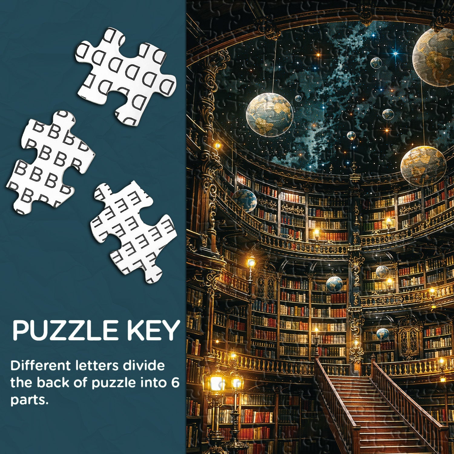 Cosmic Library Jigsaw Puzzle 1000 Pieces