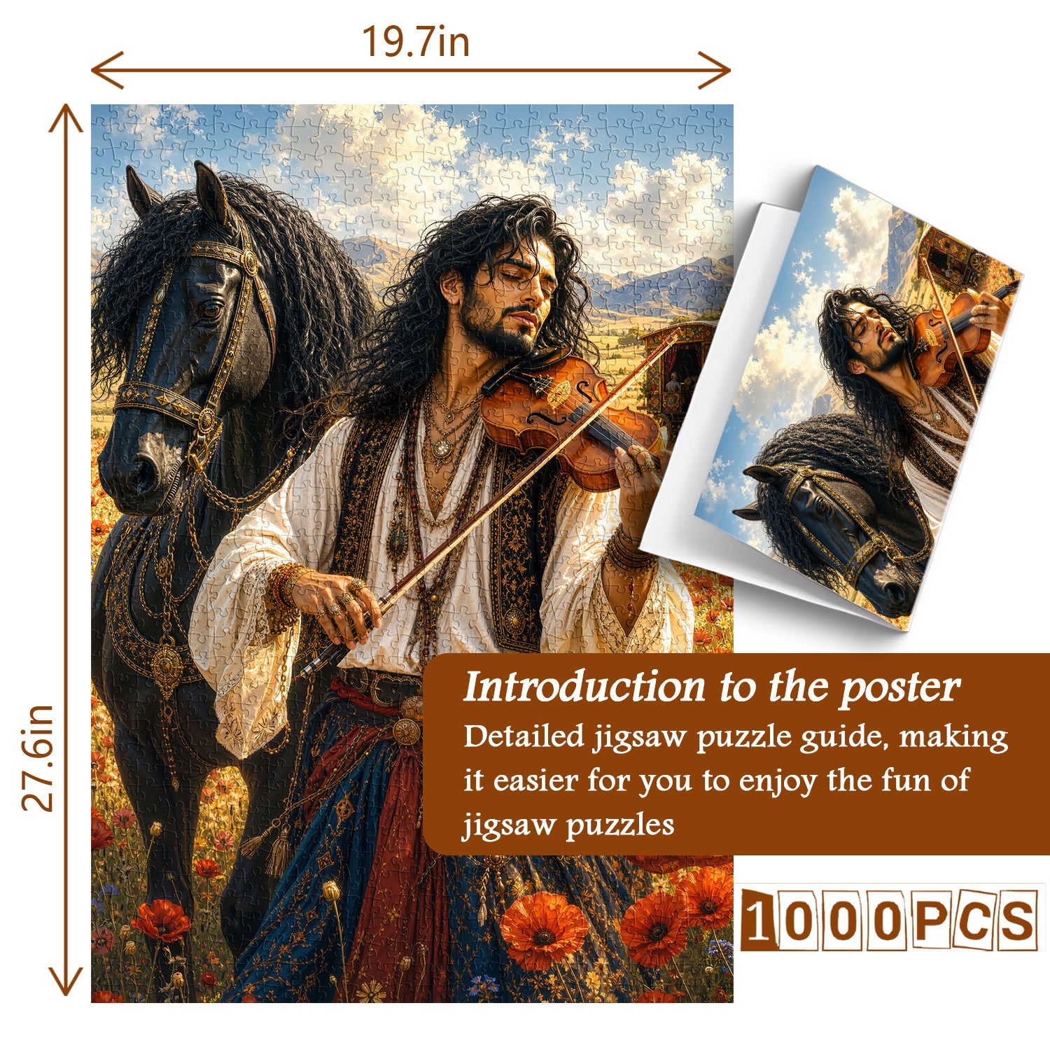 Nomad Fiddler Jigsaw Puzzle 1000 Piece