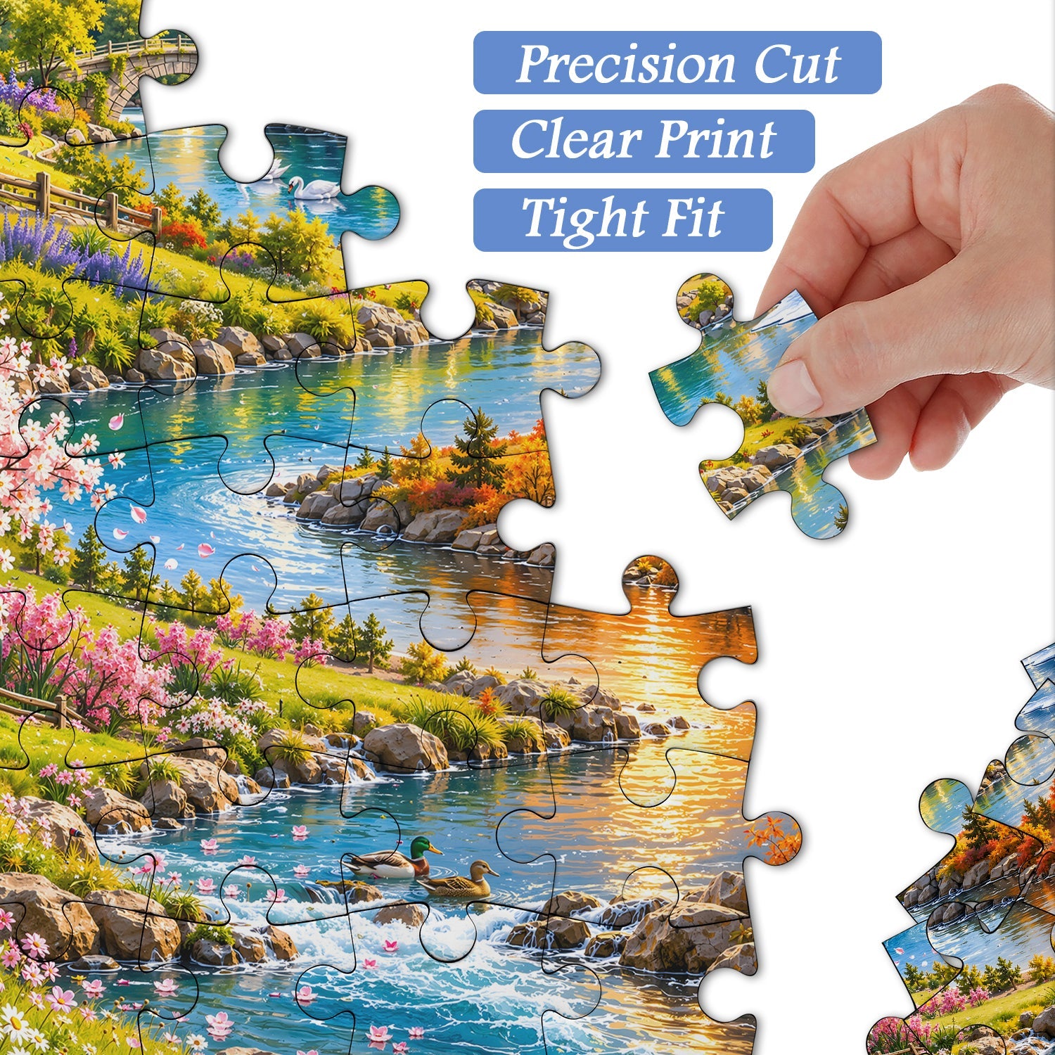 Four Seasons Valley Jigsaw Puzzle 1000 Pieces