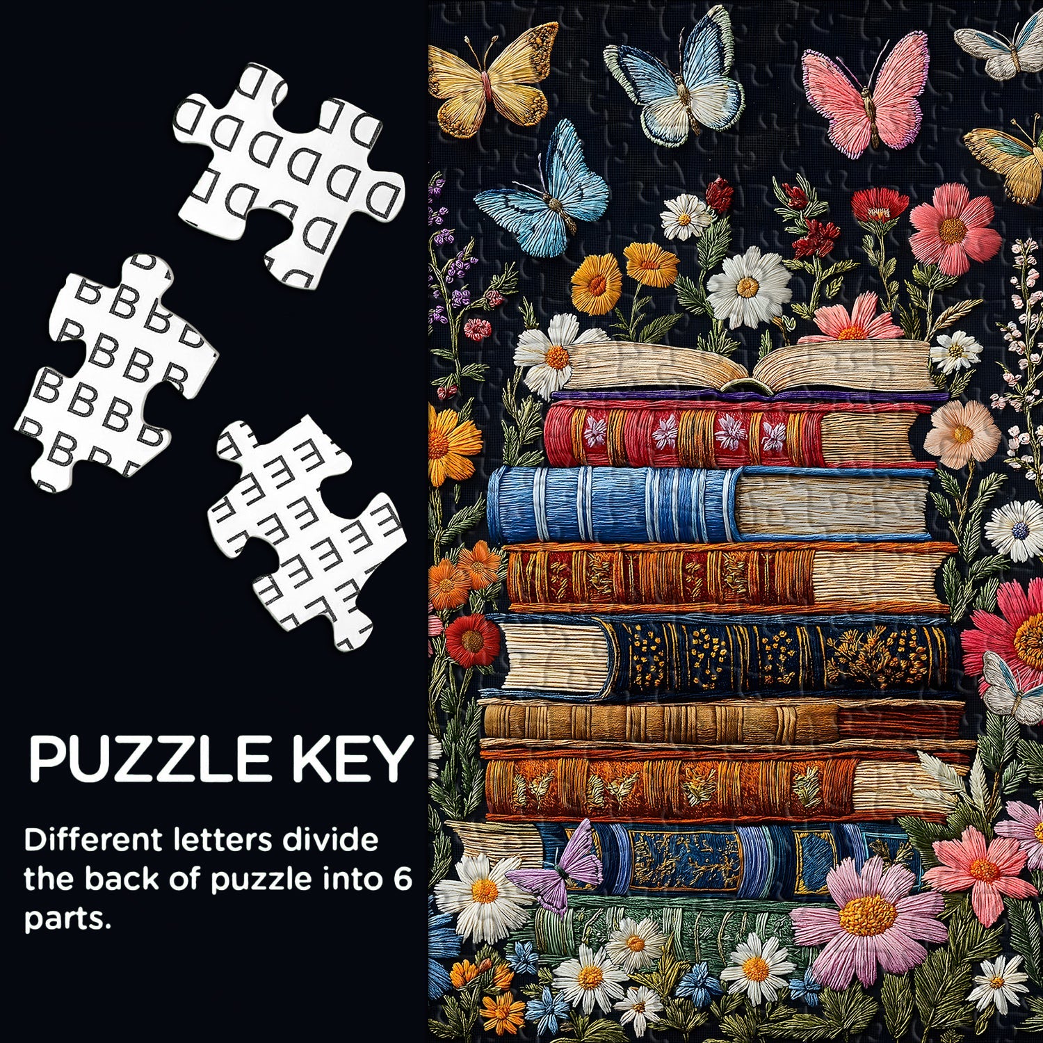 Blüten &amp; Seiten Puzzle 1000 Teile