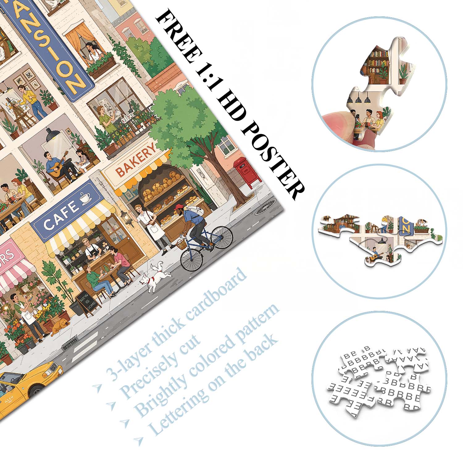 City Mansion Jigsaw Puzzle 1000 Piece