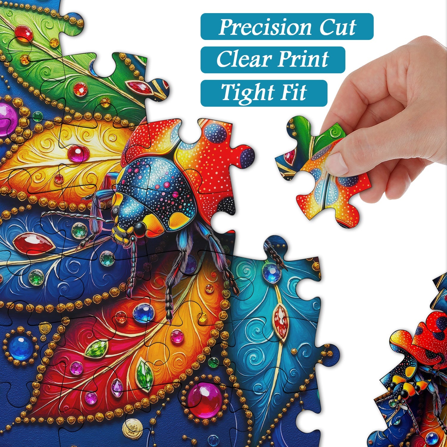 Colorburst Beetle Jigsaw Puzzle 1000 Pieces