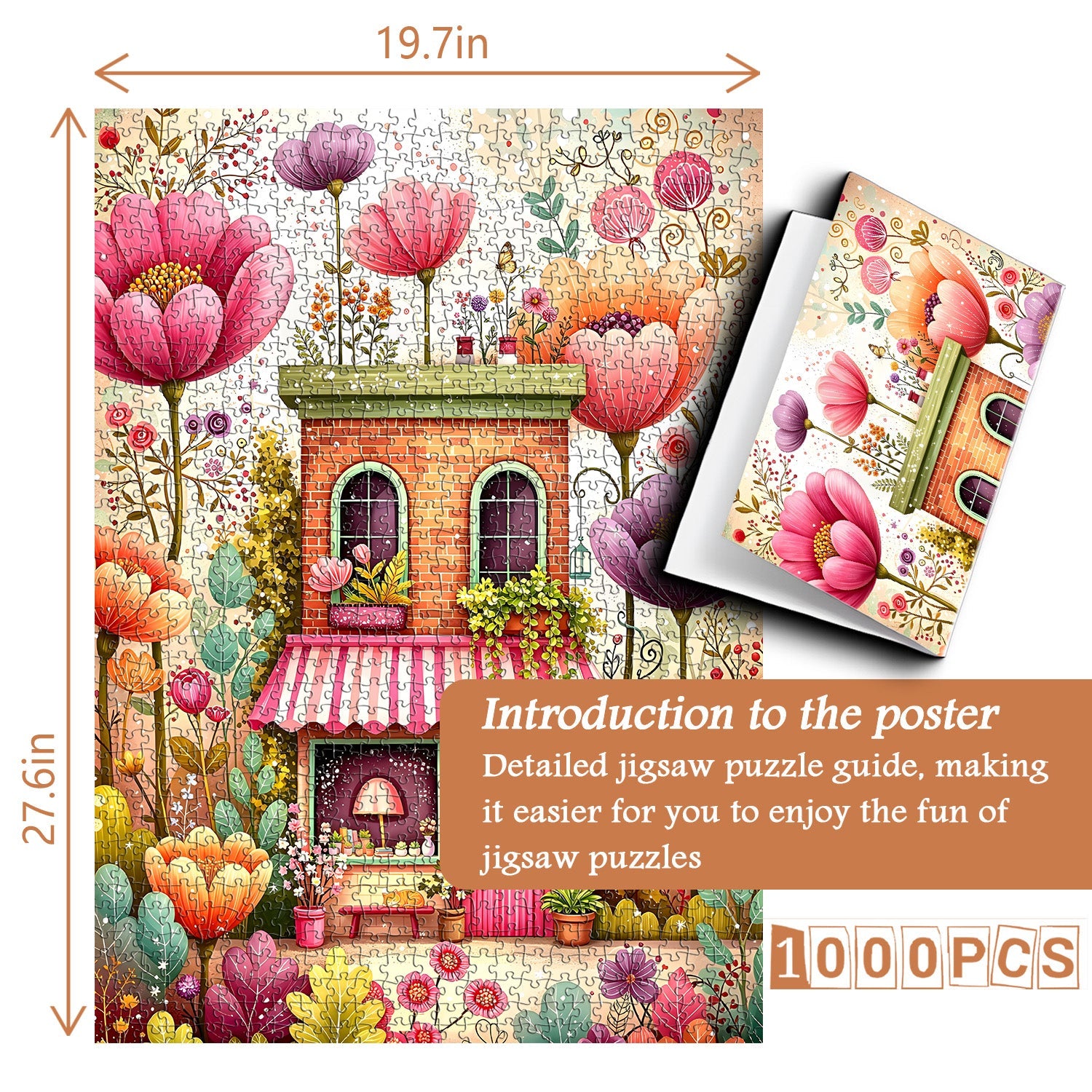 Floral Bliss Jigsaw Puzzle 1000 Pieces