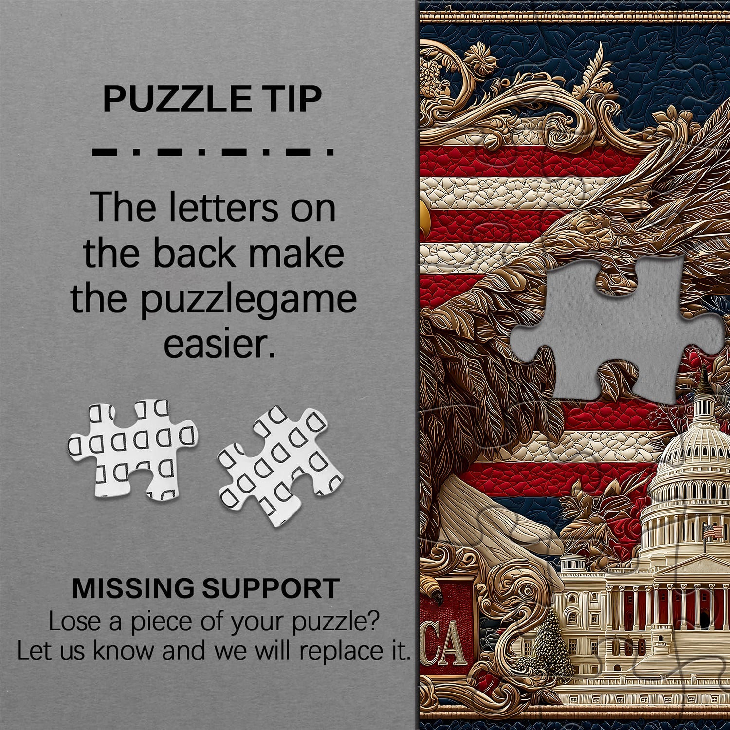 American Eagle Glory Jigsaw Puzzle 1000 Pieces