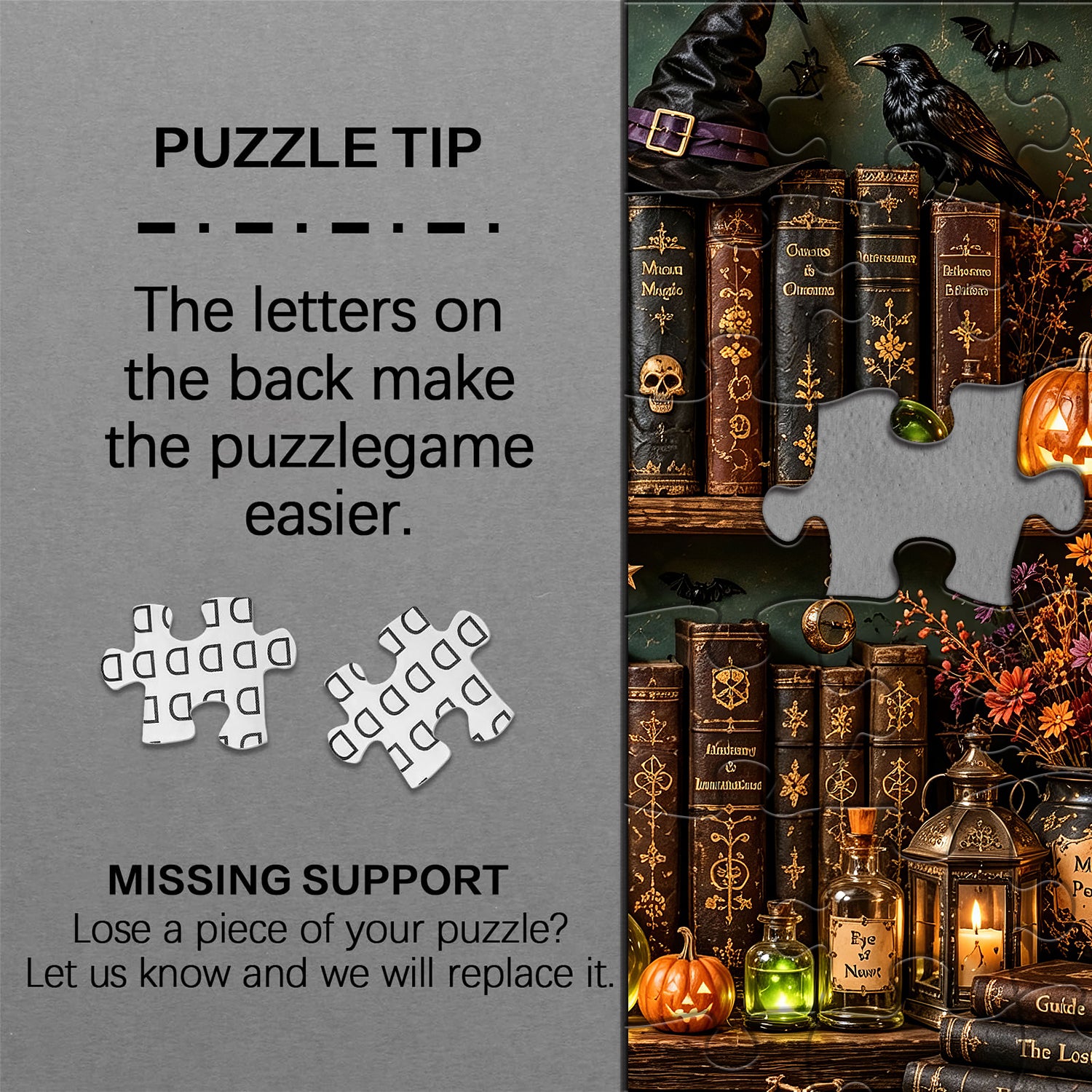 Halloween Grimoire Nook Jigsaw Puzzle 1000 Piece