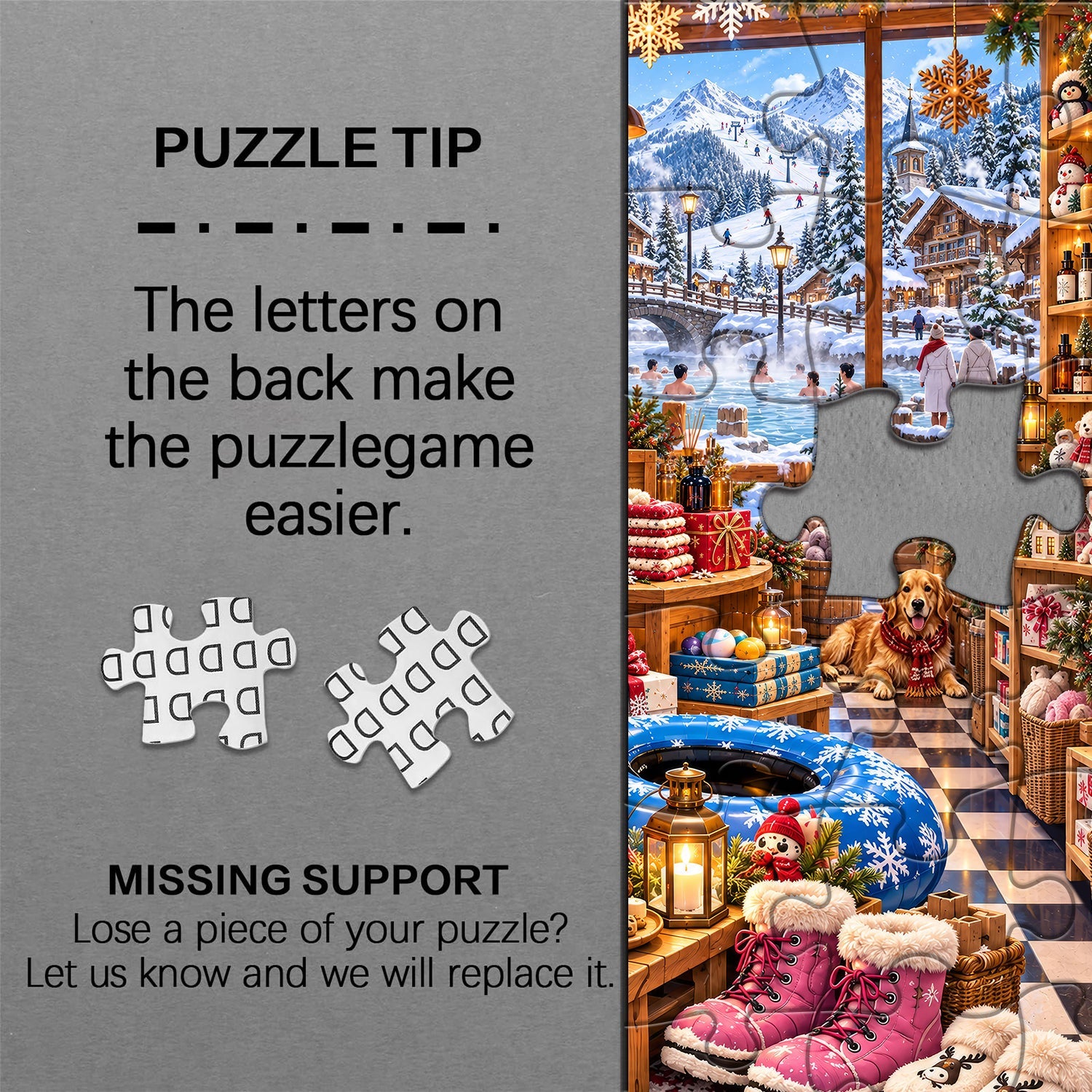 Winter Ski Shop Jigsaw Puzzle 1000 Piece