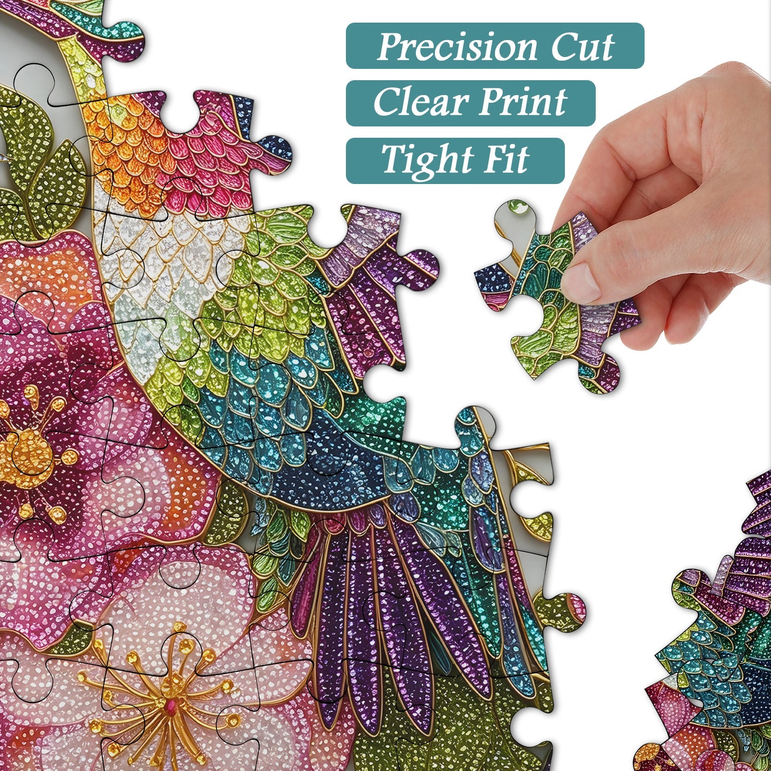 Puzzle de 1000 pièces Colibri gemme