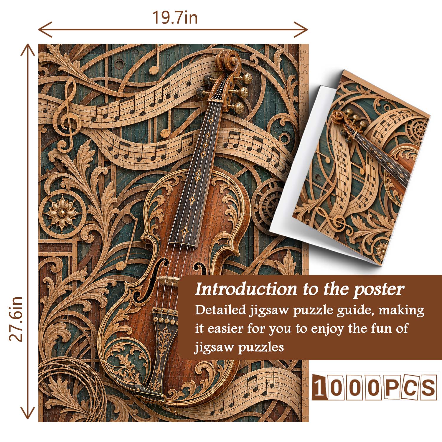 Carved Melody Jigsaw  Puzzle 1000 Piece