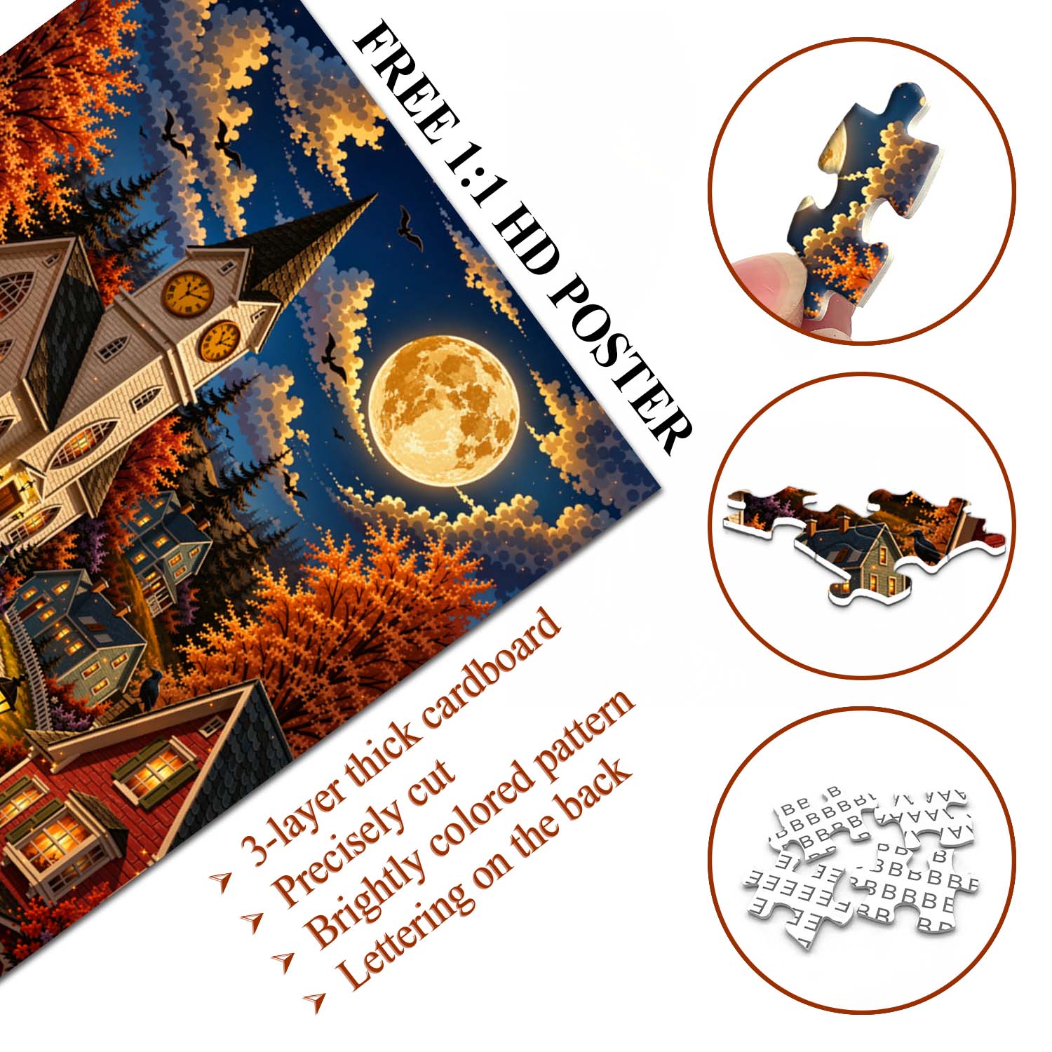 Moon Witch Village Jigsaw Puzzle 1000 Piece