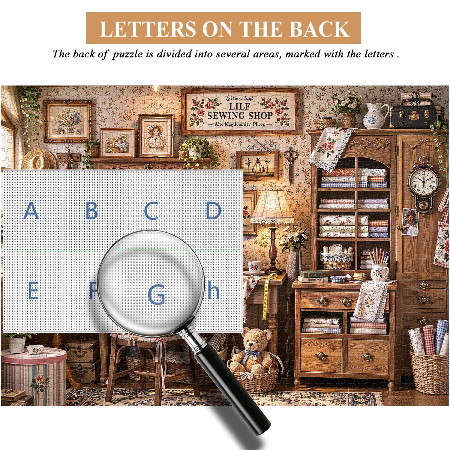 Sewing Nook Jigsaw  Puzzle 1000 Piece