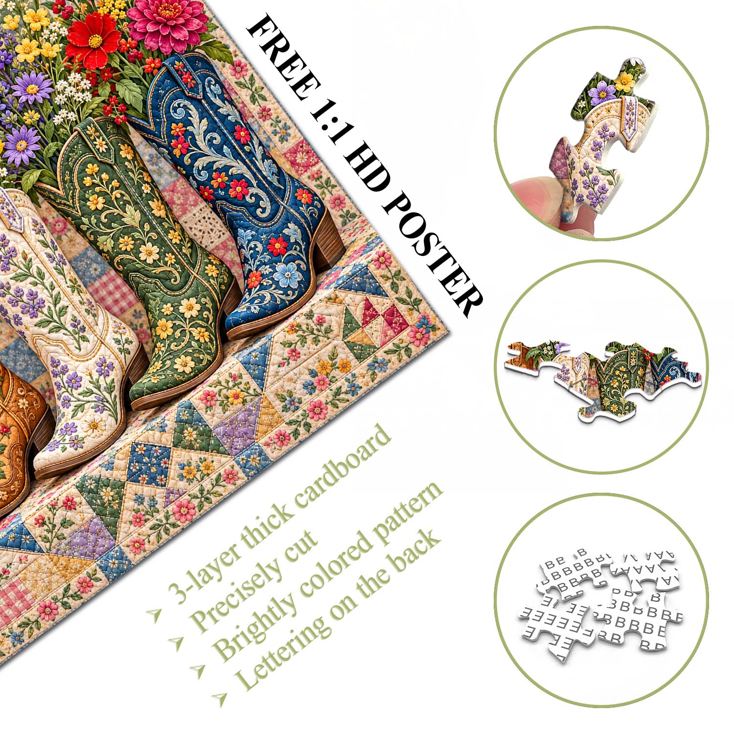 Western Garden Jigsaw Puzzle 1000 Piece
