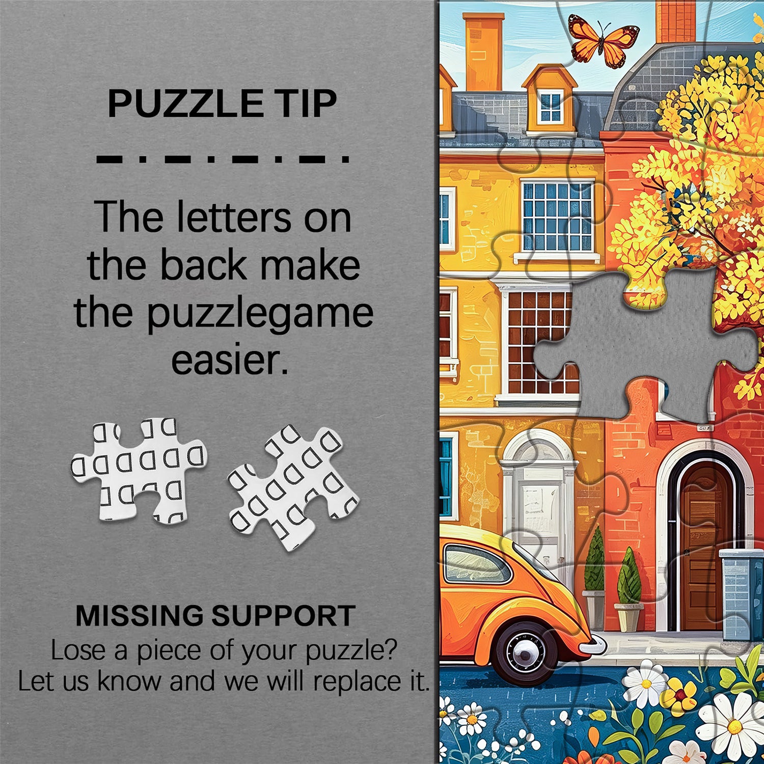 Puzzle de 1000 pièces Coin de rue Happiness
