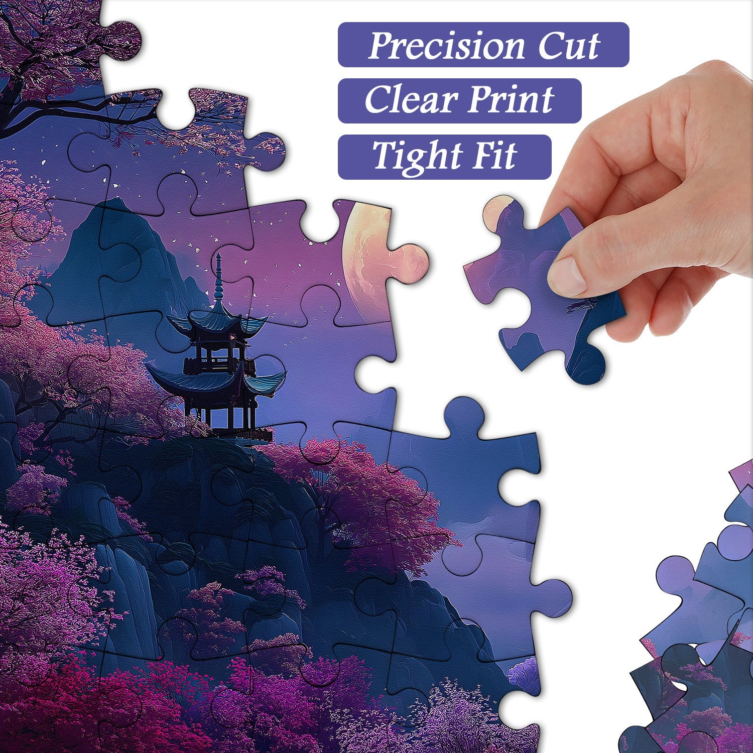 Cherry Blossom Pavilion Jigsaw Puzzle 1000 Pieces