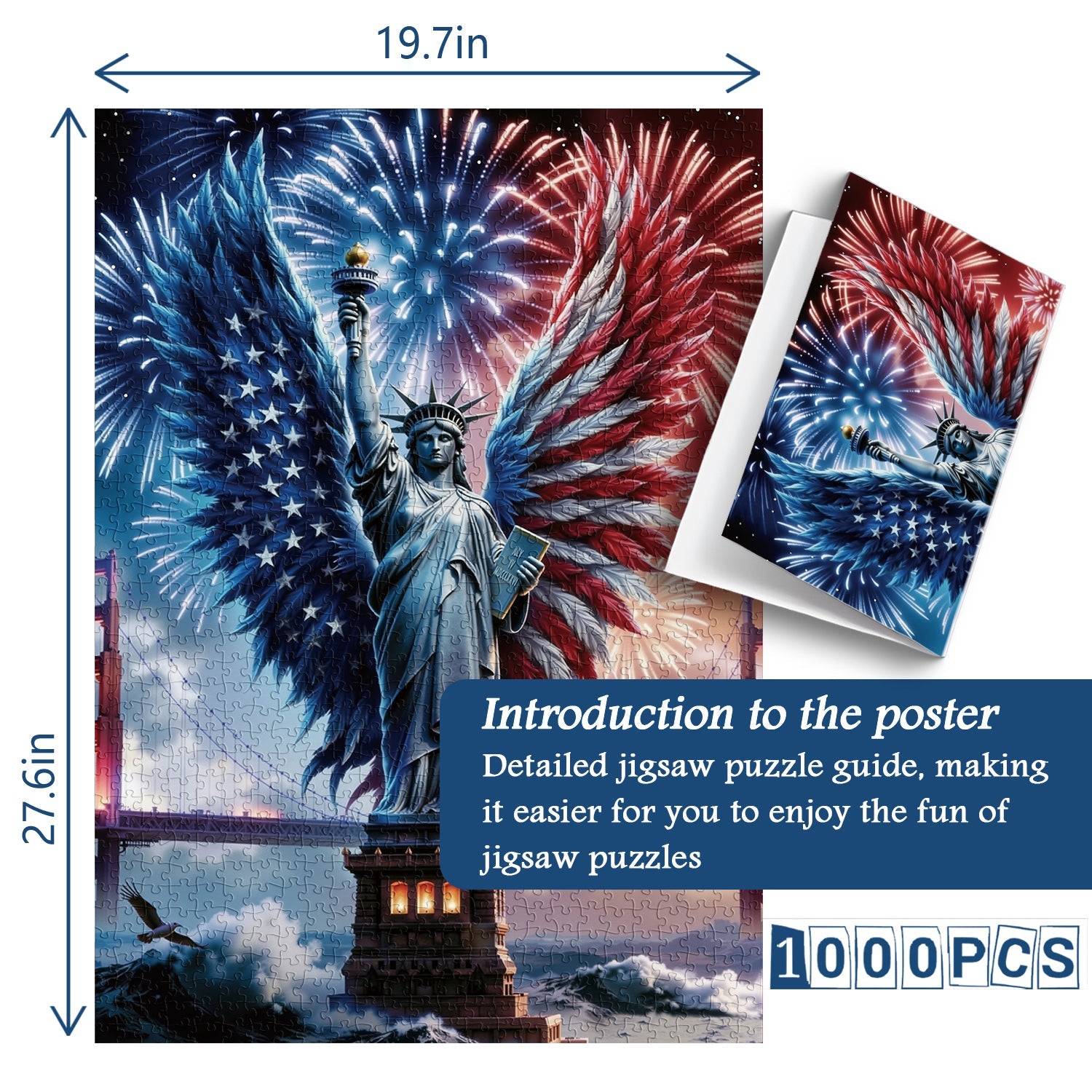 Wings of Liberty Jigsaw Puzzle 1000 Pieces
