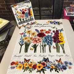 Flourish Like Flowers Jigsaw Puzzles 1000 Pieces
