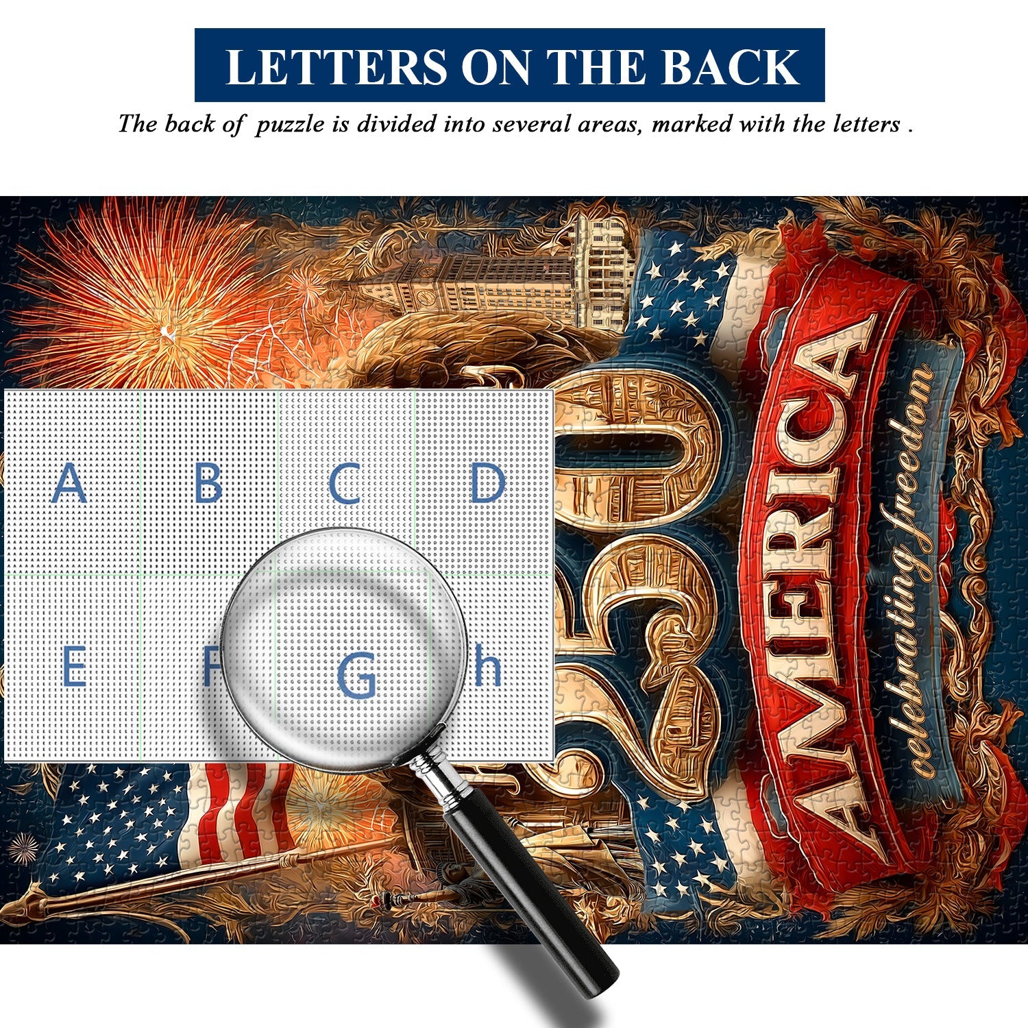 Freedom Eagle Jigsaw Puzzle 1000 Pieces