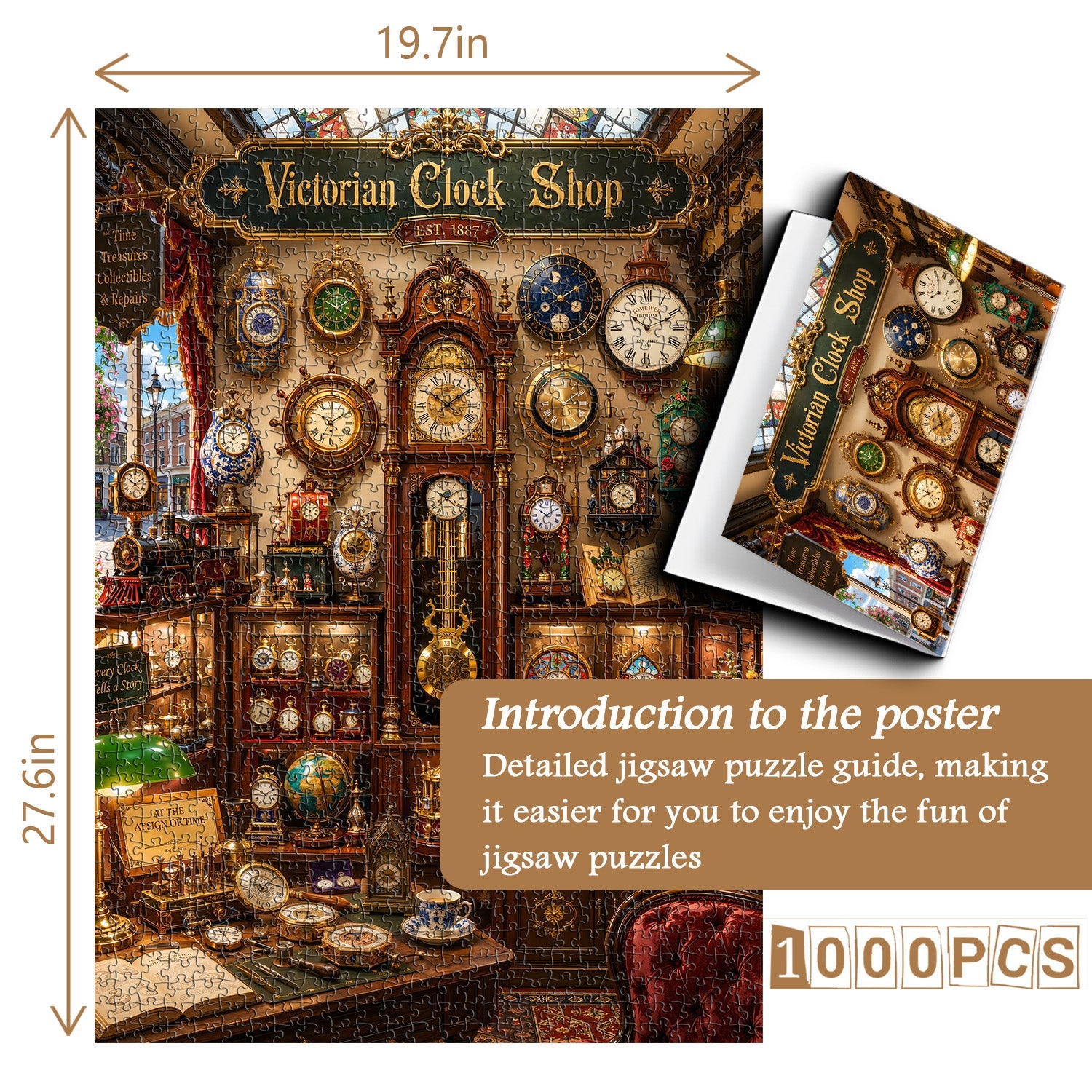 Epoch Clock Studio Jigsaw Puzzle 1000 Piece