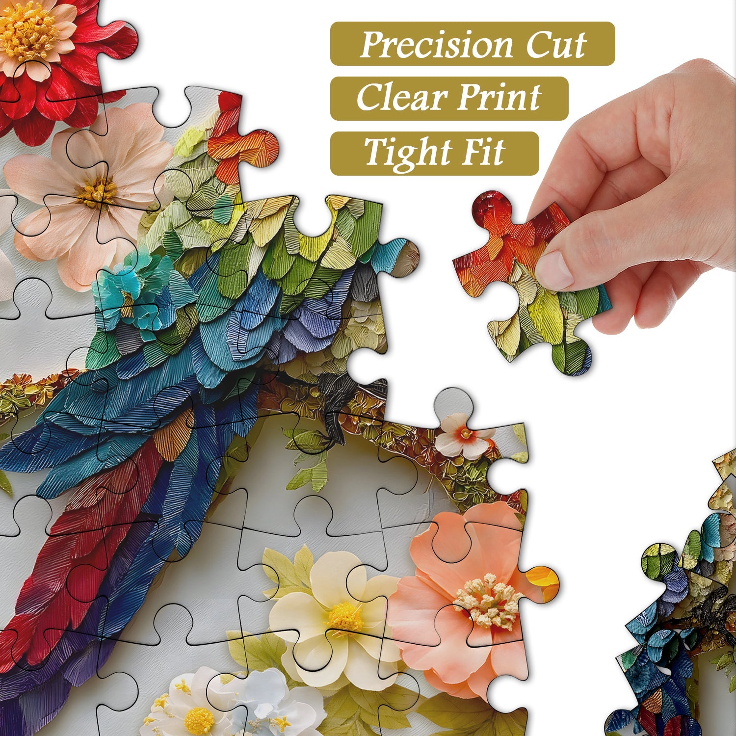 Feather Bloom Jigsaw Puzzle 1000 Pieces